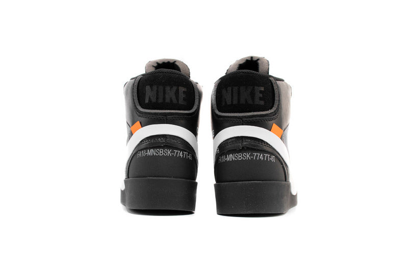 OFF-WHITE x Nike Blazer Mid AA3832-001 Black Sneakers