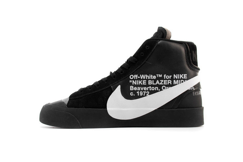 OFF-WHITE x Nike Blazer Mid AA3832-001 Black Sneakers