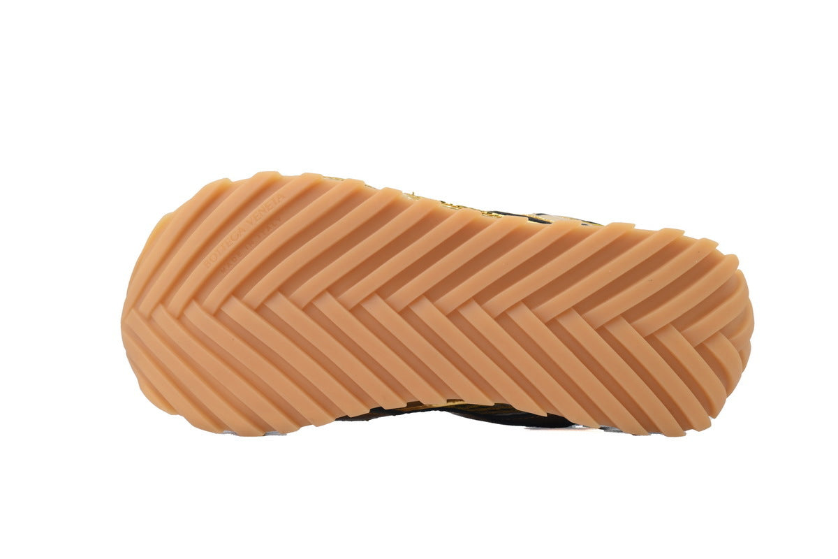Bottega Veneta Orbit P360 Sneakers – Metallic Gold