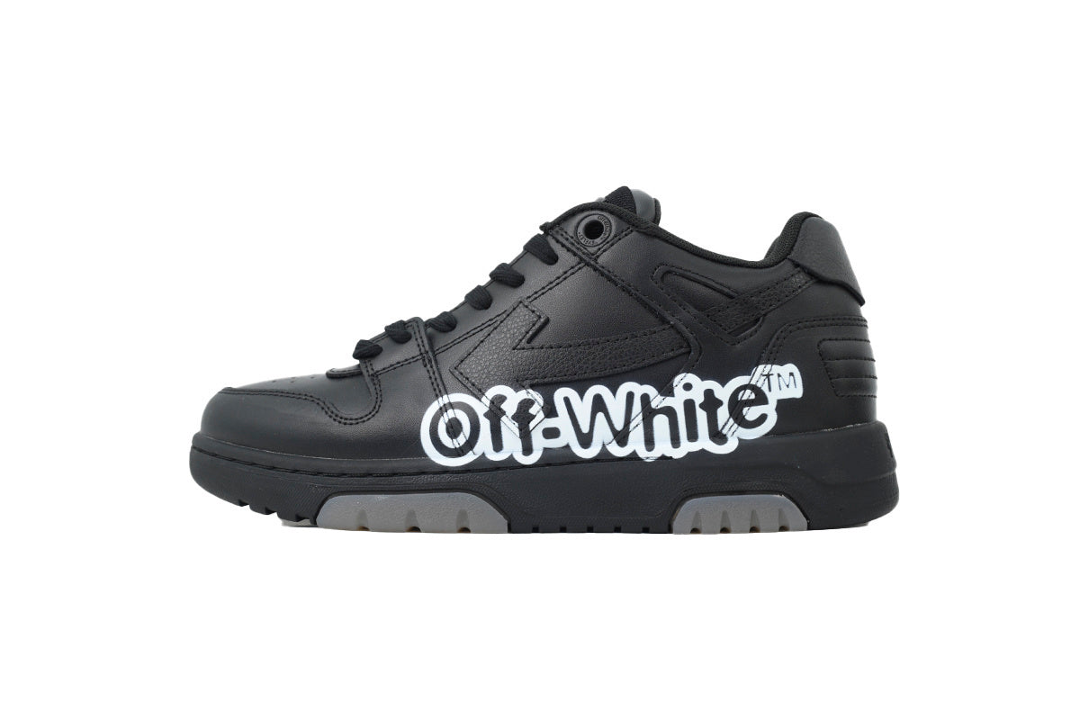 Off-White Out Of Office Low-Top Sneakers Black Print