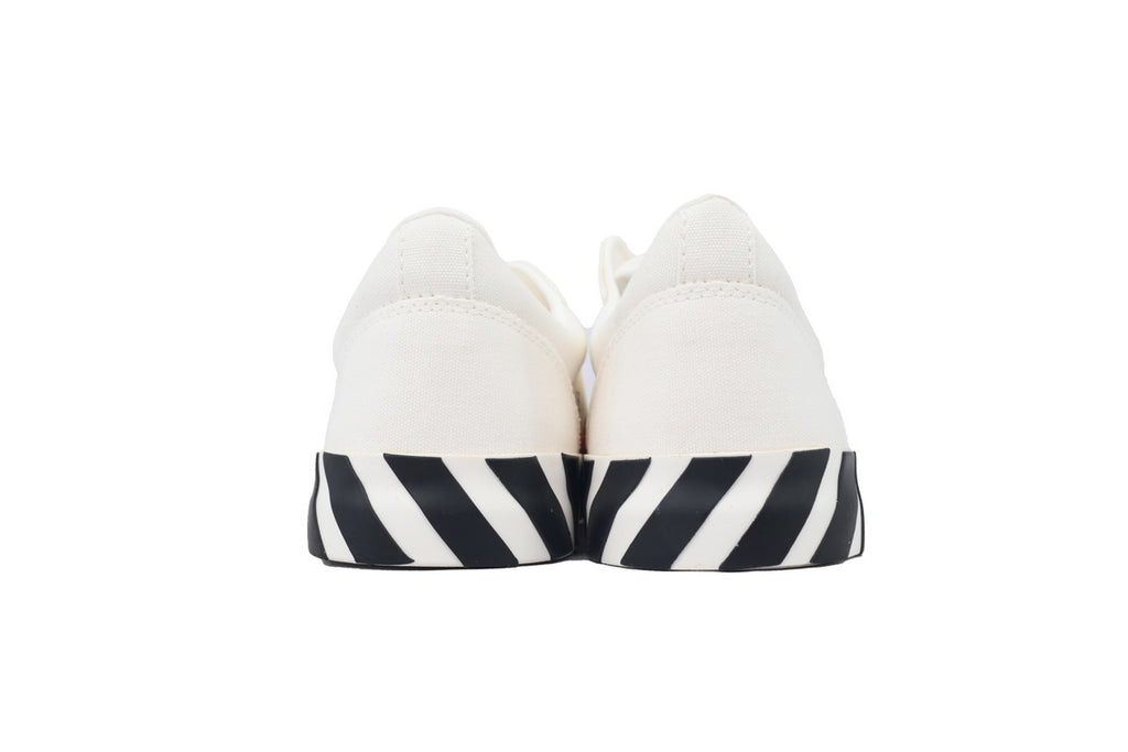 Off-White Vulc Low White Grey Canvas Sneakers