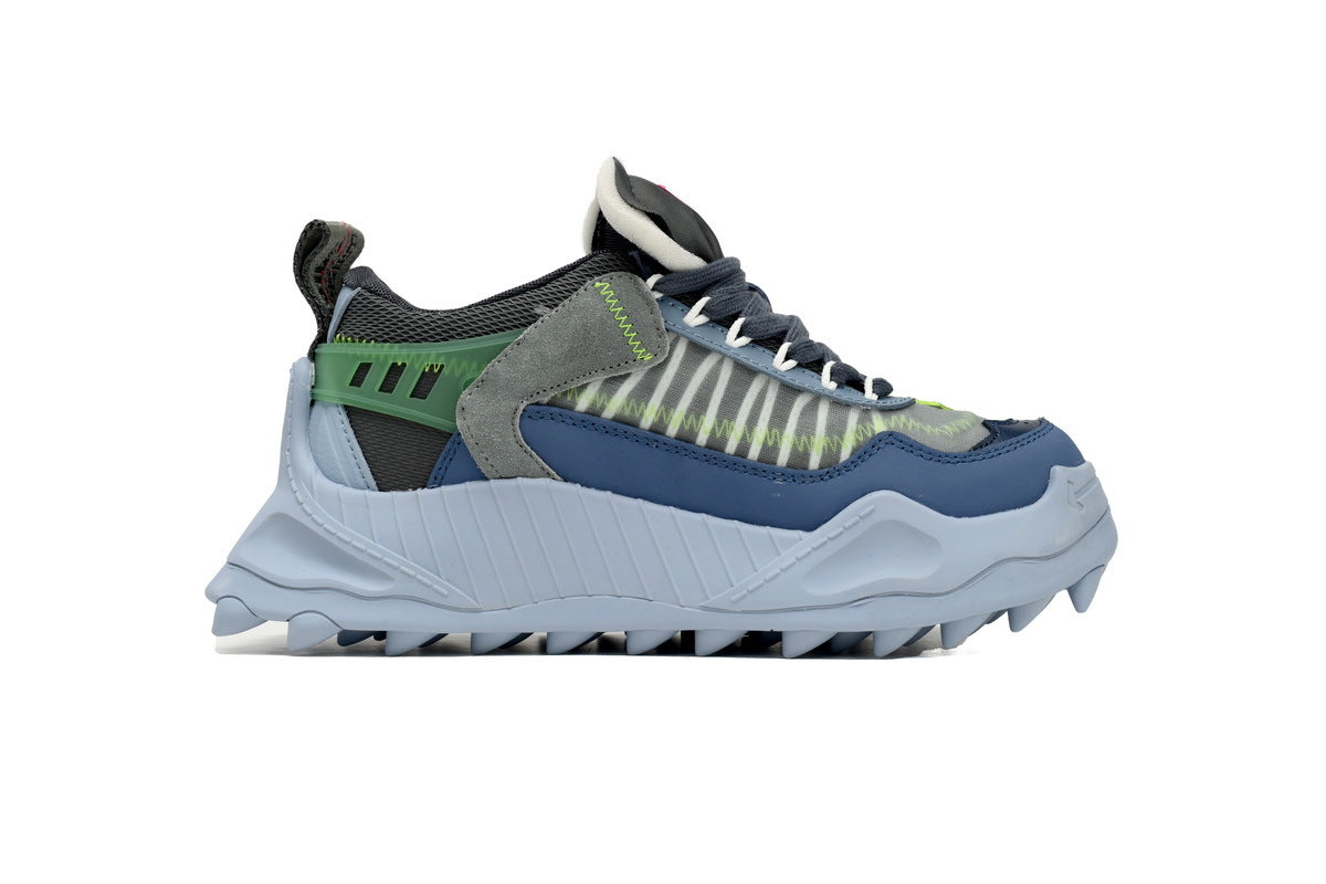 Off-White Odsy-1000 Blue Neon Yellow Arrow Sneakers