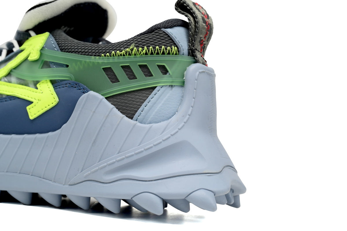 Off-White Odsy-1000 Blue Neon Yellow Arrow Sneakers