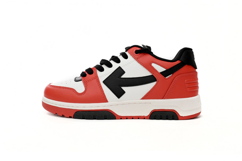 OFF-WHITE Out of Office White/Red/Black Sneakers
