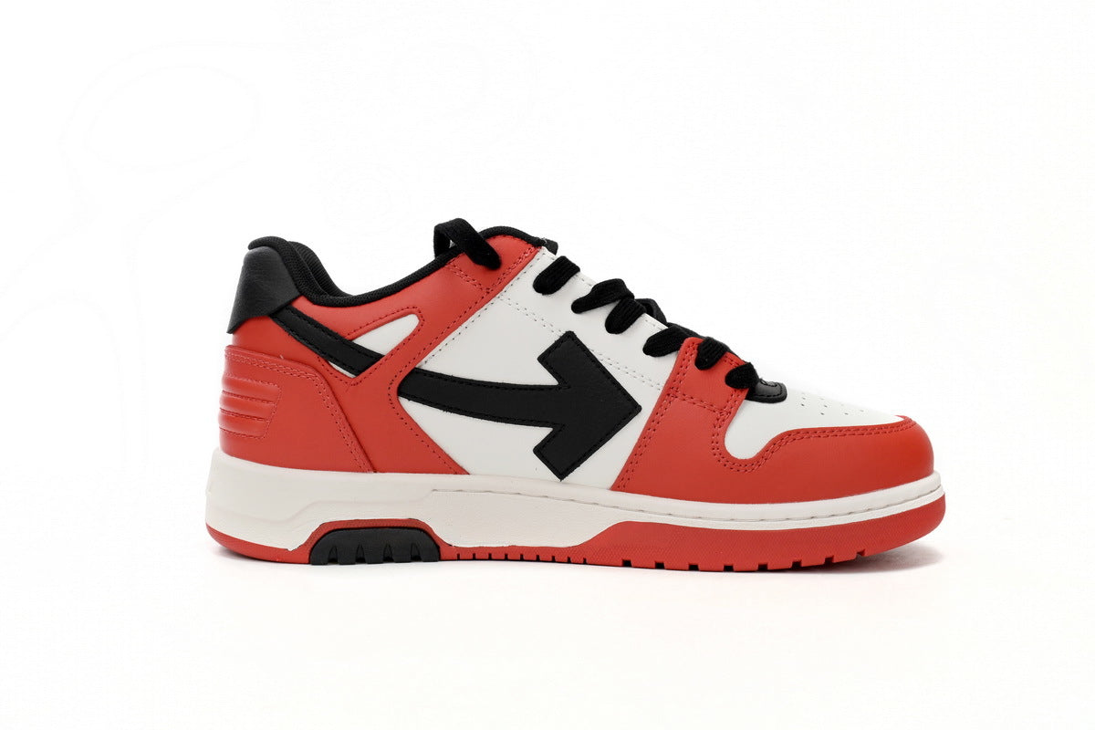 OFF-WHITE Out of Office White/Red/Black Sneakers