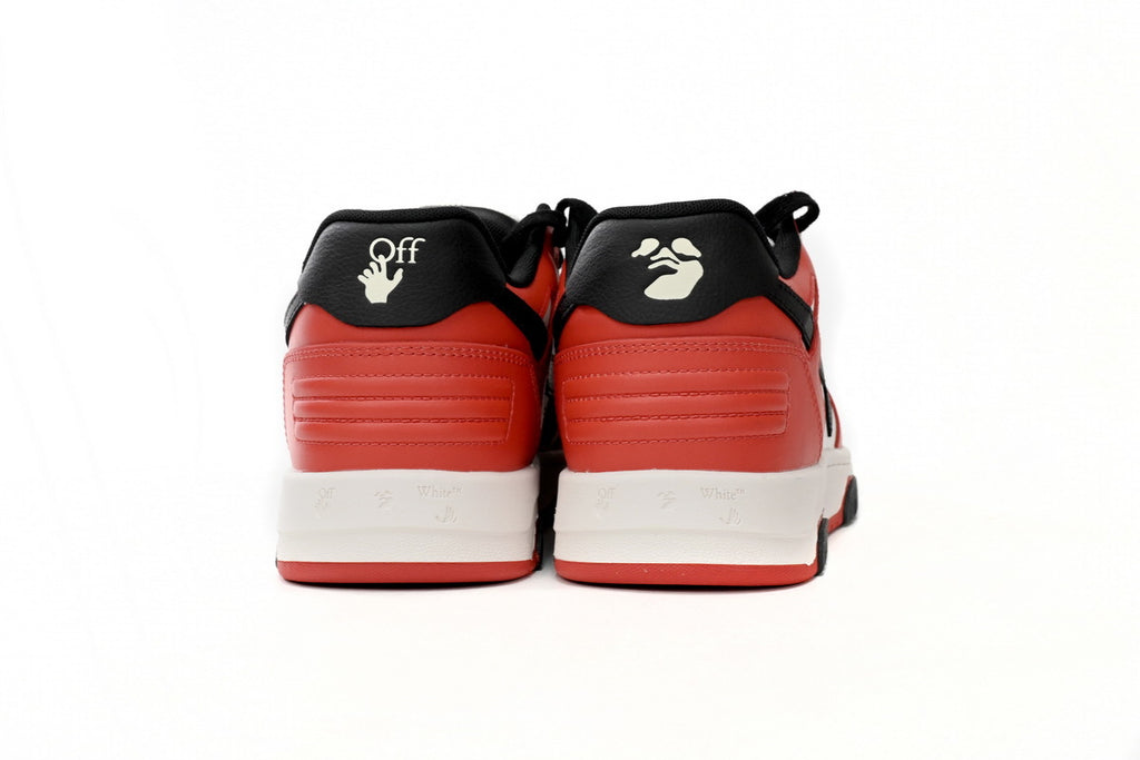 OFF-WHITE Out of Office White/Red/Black Sneakers