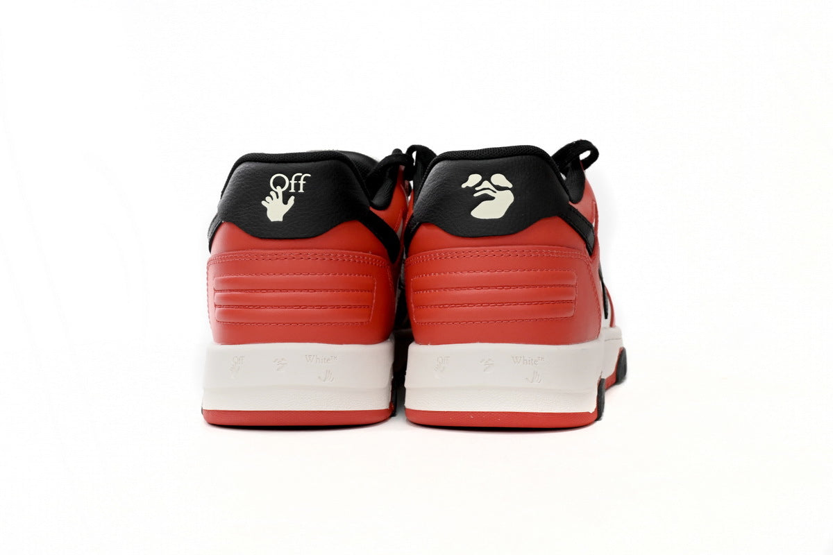 OFF-WHITE Out of Office White/Red/Black Sneakers