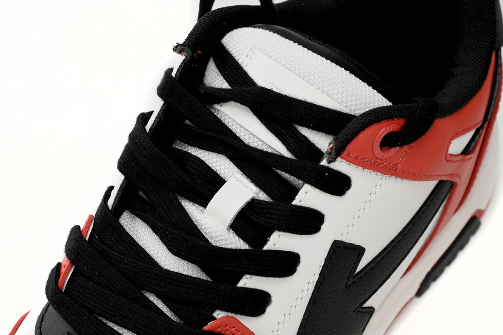 OFF-WHITE Out of Office White/Red/Black Sneakers