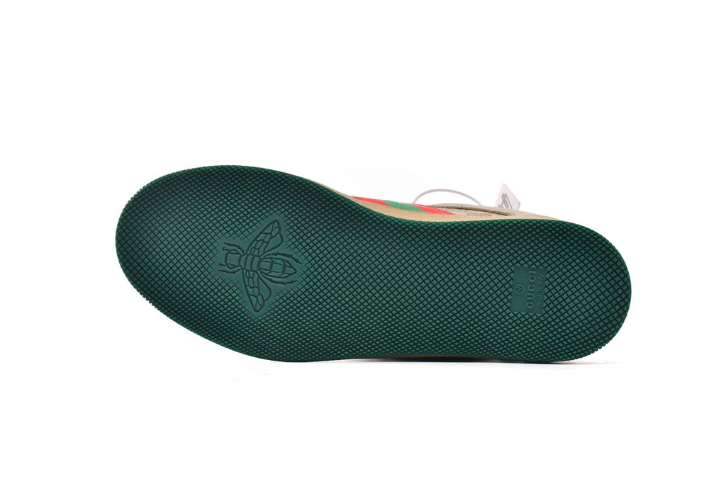 Gucci Screener Apricot Textile Sneakers