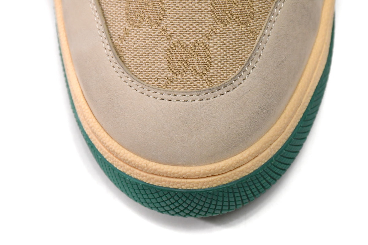Gucci Screener Apricot Textile Sneakers