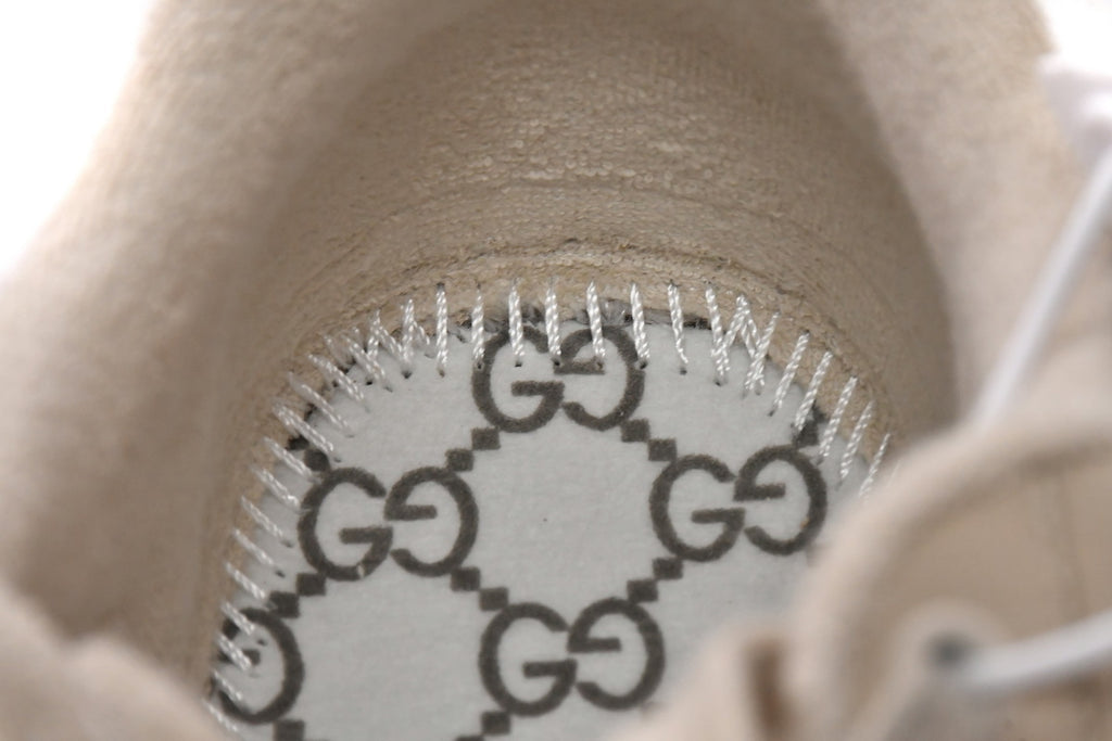 Gucci Screener Apricot Textile Sneakers