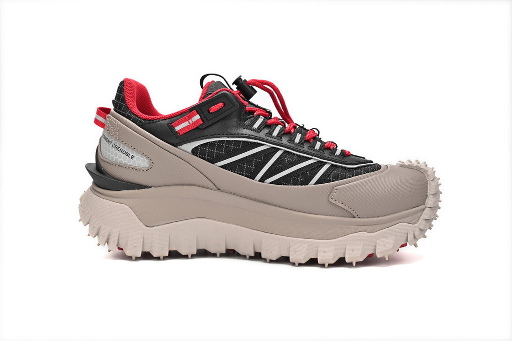 Moncler Trailgrip Black Gray Sneakers