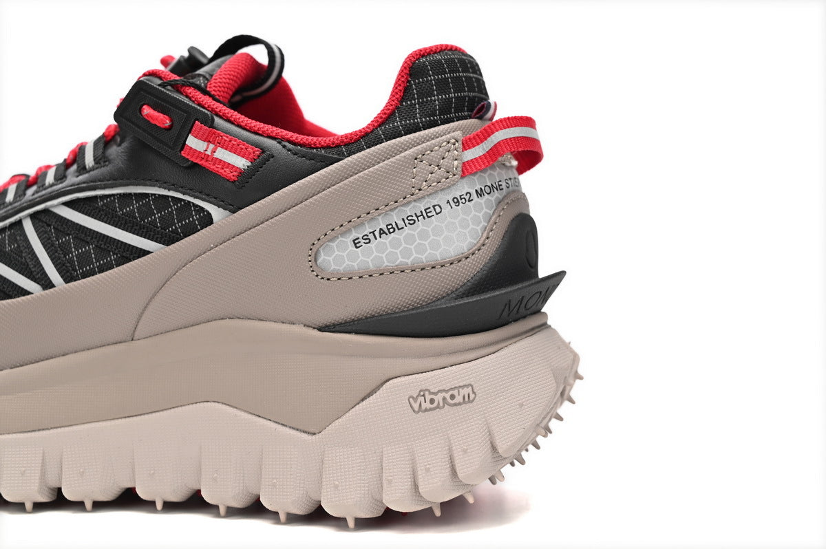 Moncler Trailgrip Black Gray Sneakers
