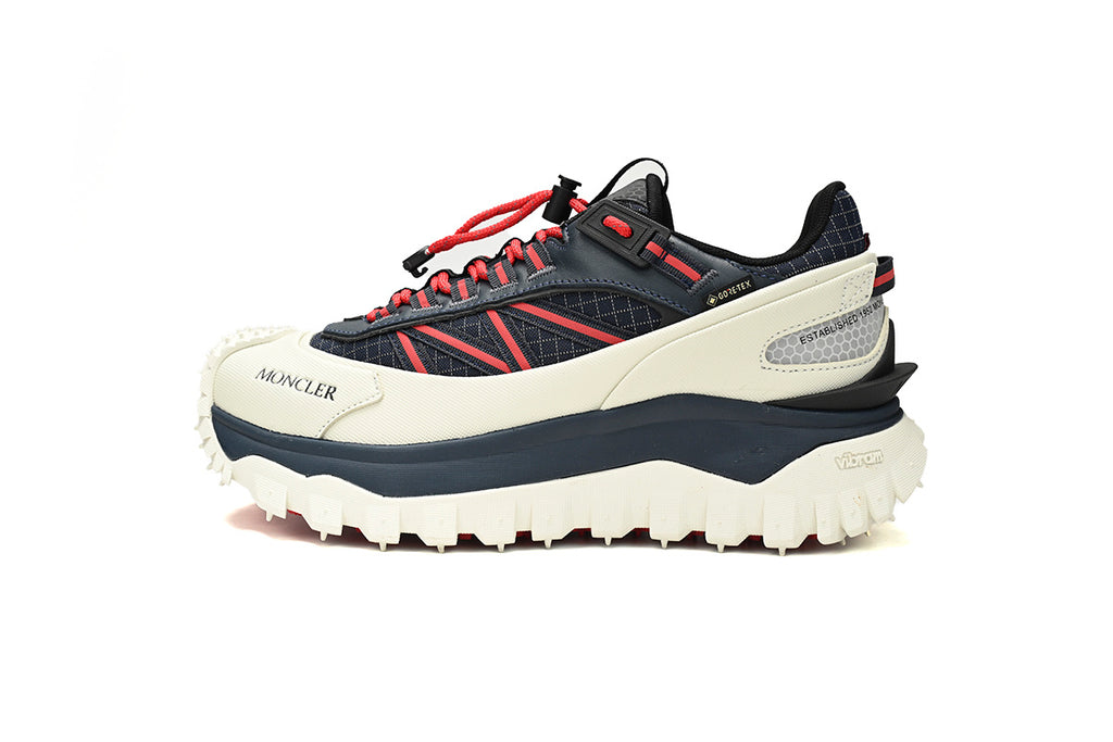 Moncler Trailgrip GTX Black White Red Sneakers