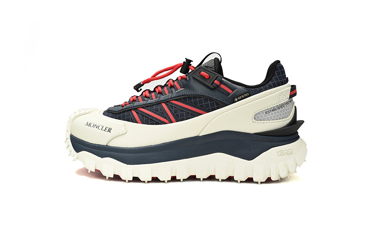 Moncler Trailgrip GTX Black White Red Sneakers