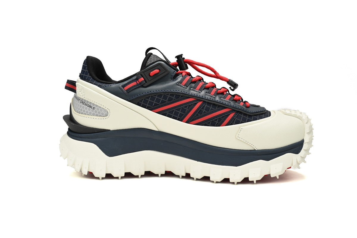 Moncler Trailgrip GTX Black White Red Sneakers