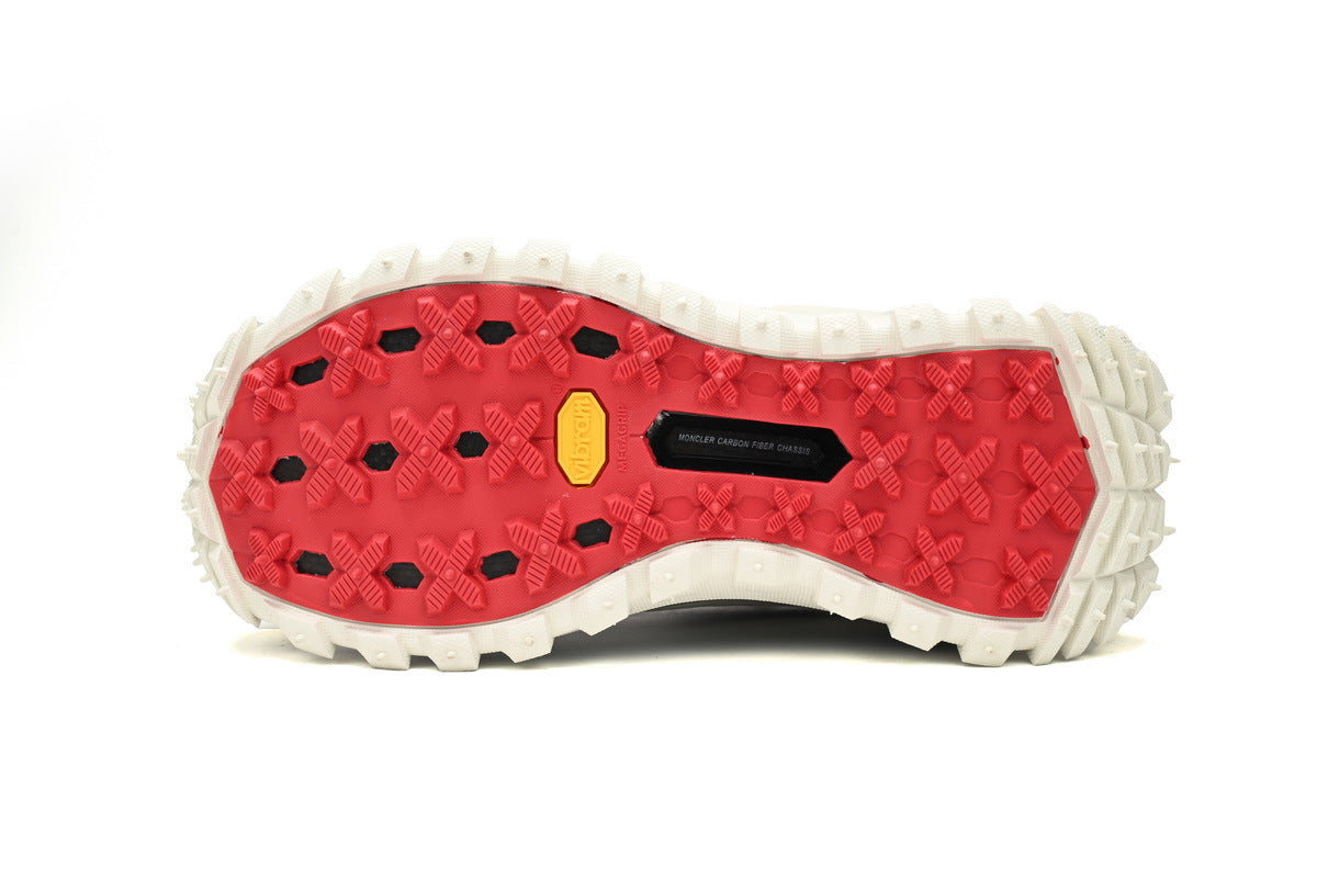 Moncler Trailgrip GTX Black White Red Sneakers