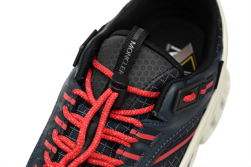 Moncler Trailgrip GTX Black White Red Sneakers
