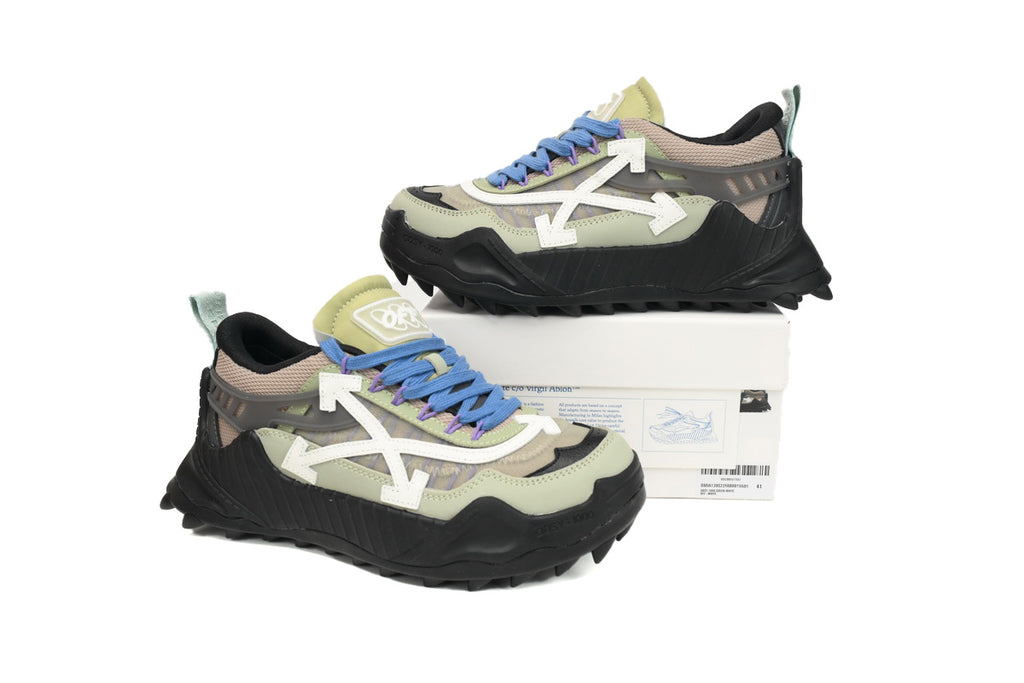 Off-White ODSY-1000 White Arrow Black Sole Sneakers
