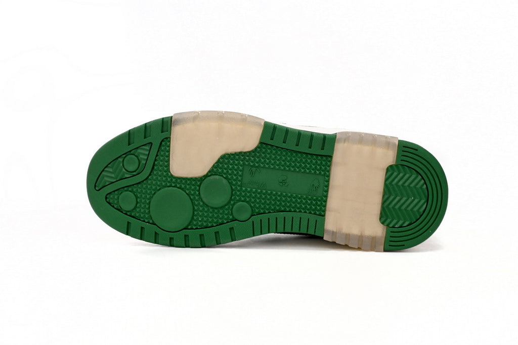 OFF-WHITE Out of Office White/Green Sneakers