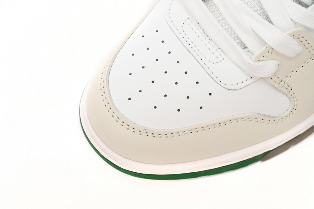 OFF-WHITE Out of Office White/Green Sneakers