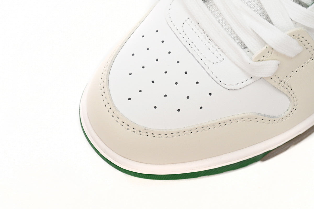 OFF-WHITE Out of Office White/Green Sneakers