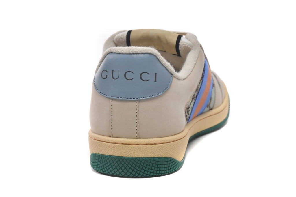 Gucci Screener Blue Crystal Sneakers
