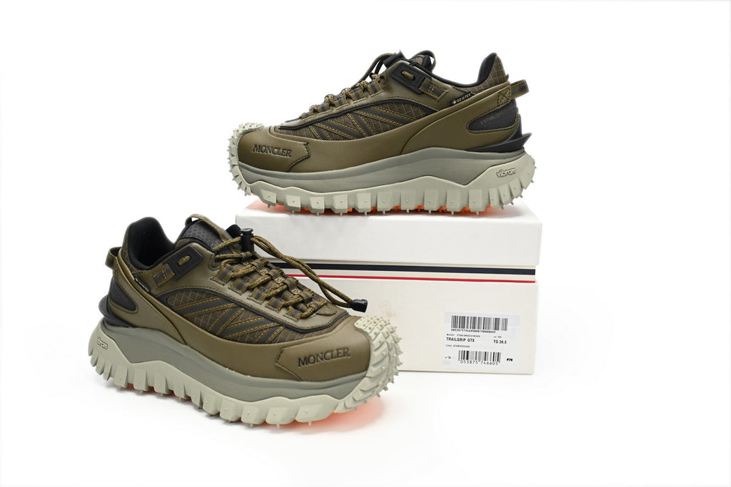 Moncler Trailgrip GTX Army Green Sneakers