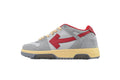 Off-White Out  Office Low-Top Sneakers Light Grey Red