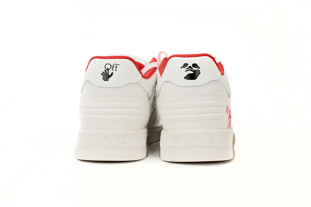Off-White Out Of Office Low-Top Sneakers Rice White