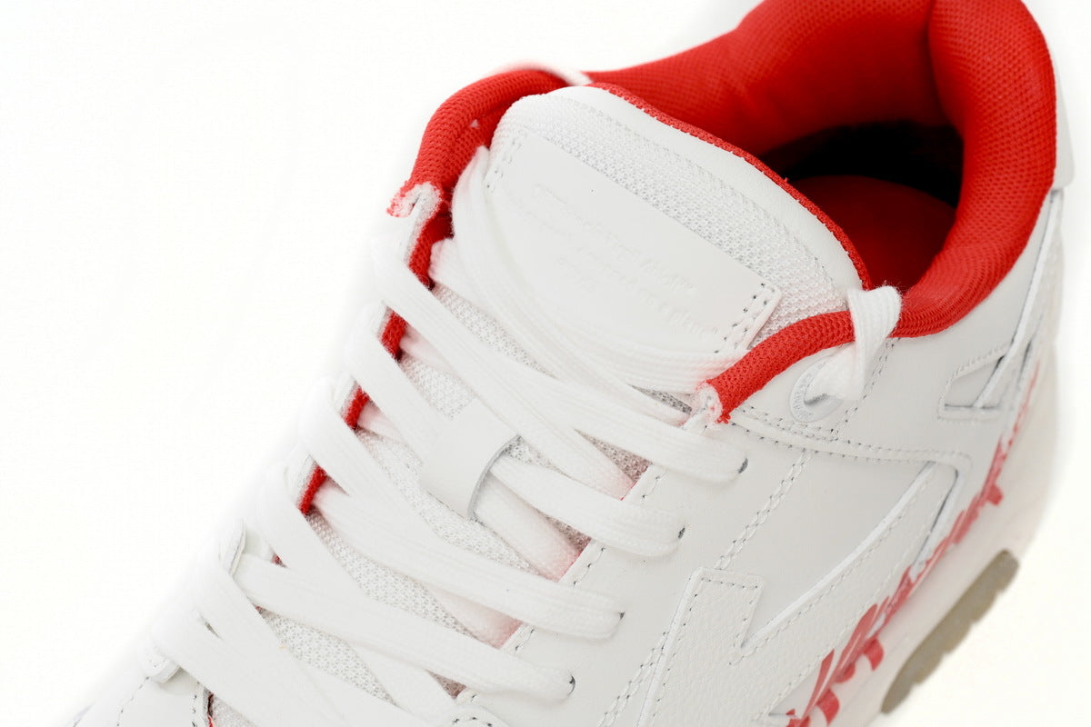 Off-White Out Of Office Low-Top Sneakers Rice White