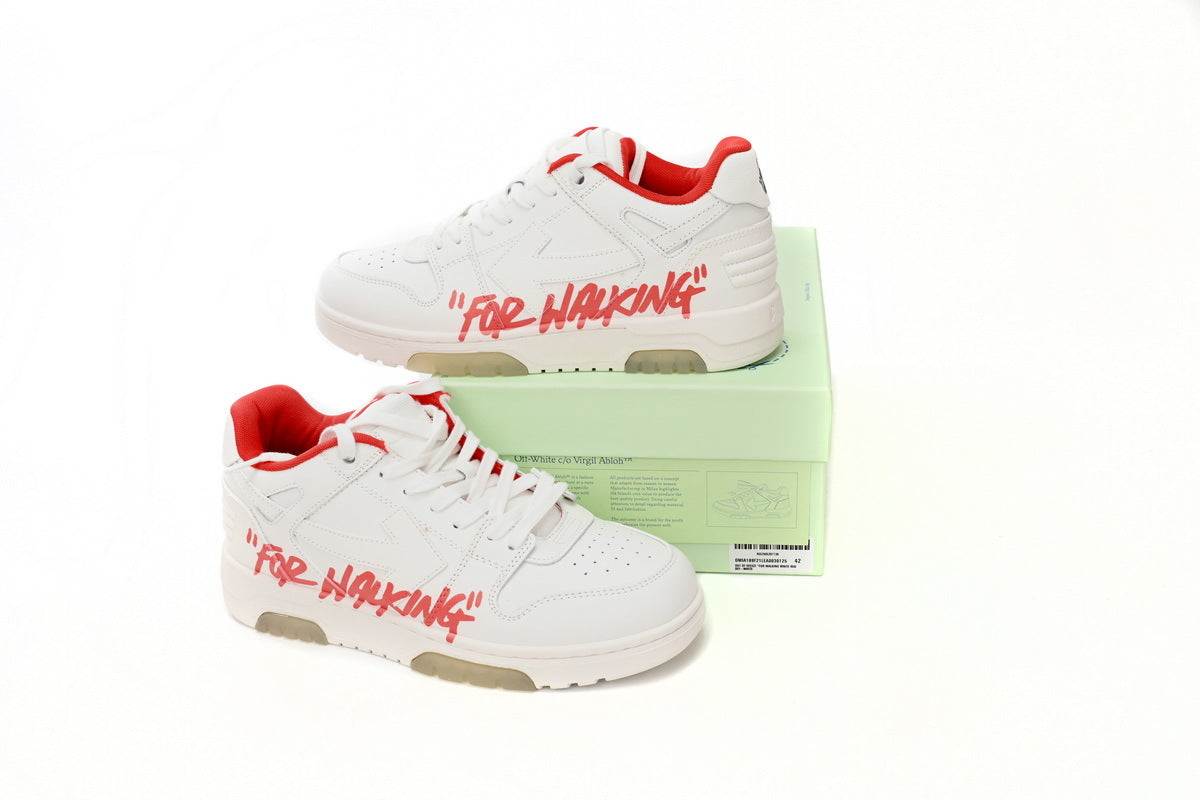 Off-White Out Of Office Low-Top Sneakers Rice White