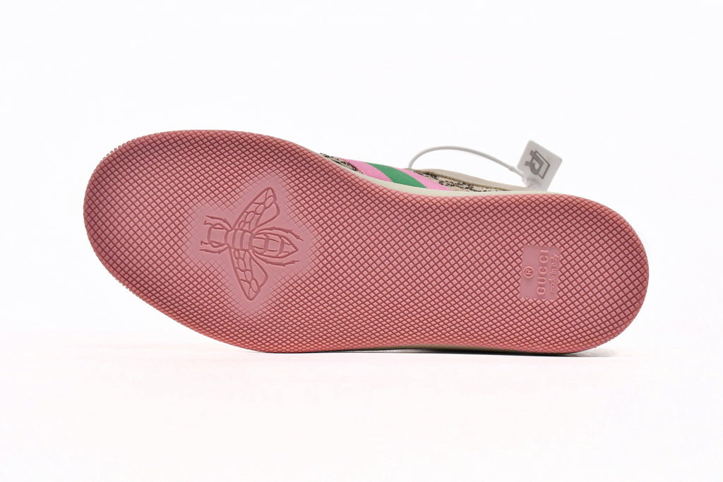 Gucci GG Crystal Screener Pink Sneakers