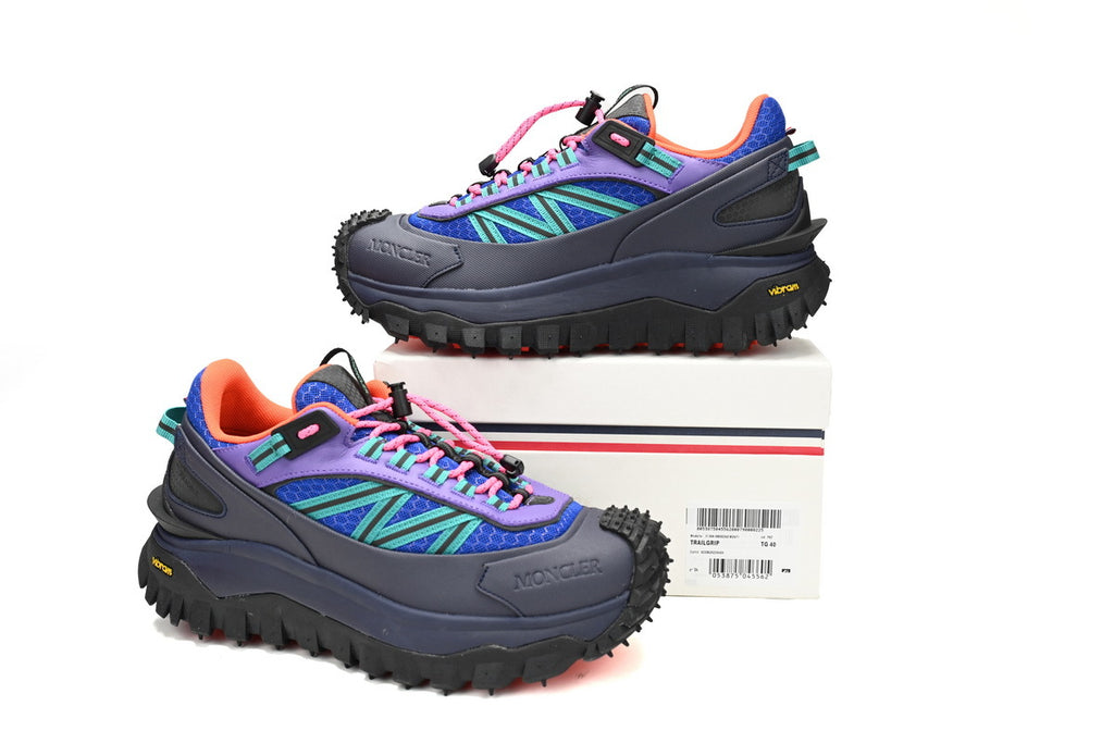 Moncler Trailgrip Purple Blue Sneakers