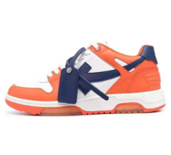 OFF-WHITE Out of Office White/Orange Sneakers