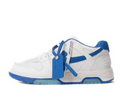 OFF-WHITE Out of Office White/Blue Heel Sneakers