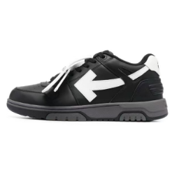 OFF-WHITE Out of Office Black/Beige/White Sneakers
