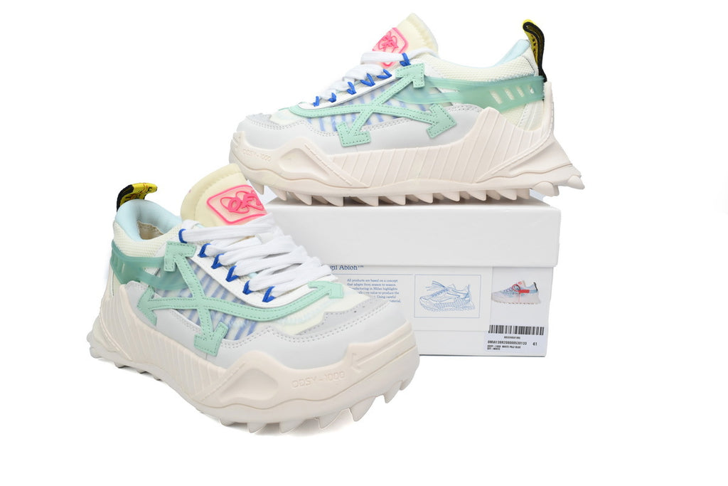 Off-White Odsy-1000 White Light Blue Sneakers