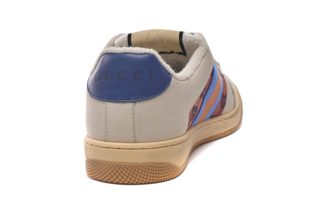 Gucci Screener Orange GG Canvas Sneakers