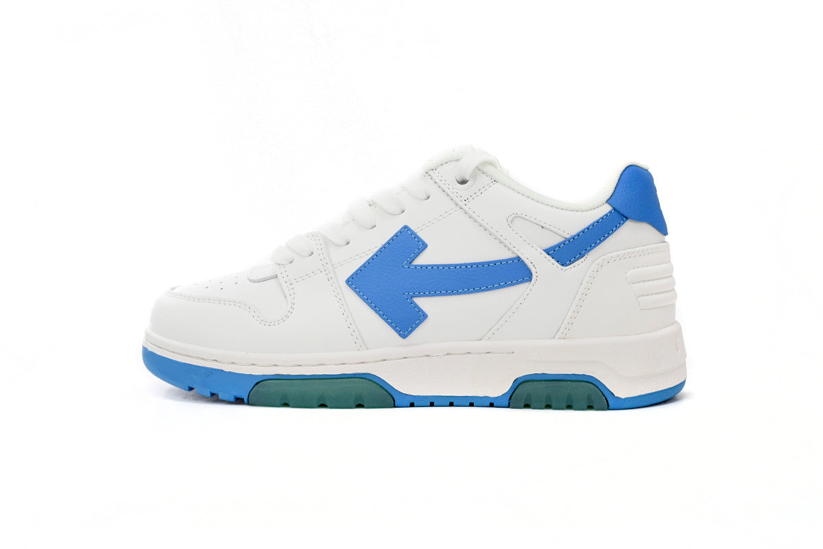 OFF-WHITE Out of Office White/Lake Blue Sneakers