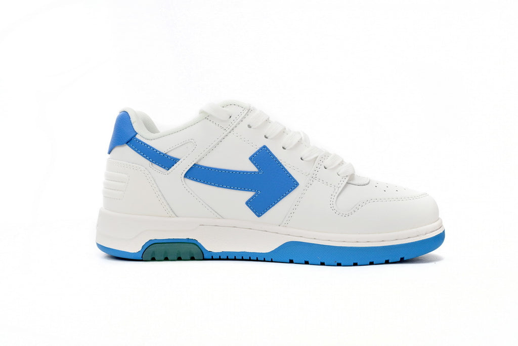 OFF-WHITE Out of Office White/Lake Blue Sneakers