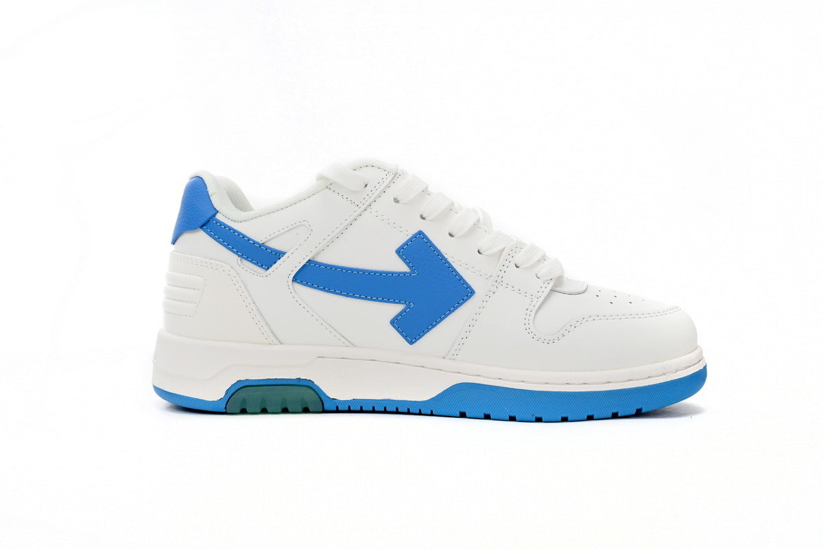 OFF-WHITE Out of Office White/Lake Blue Sneakers