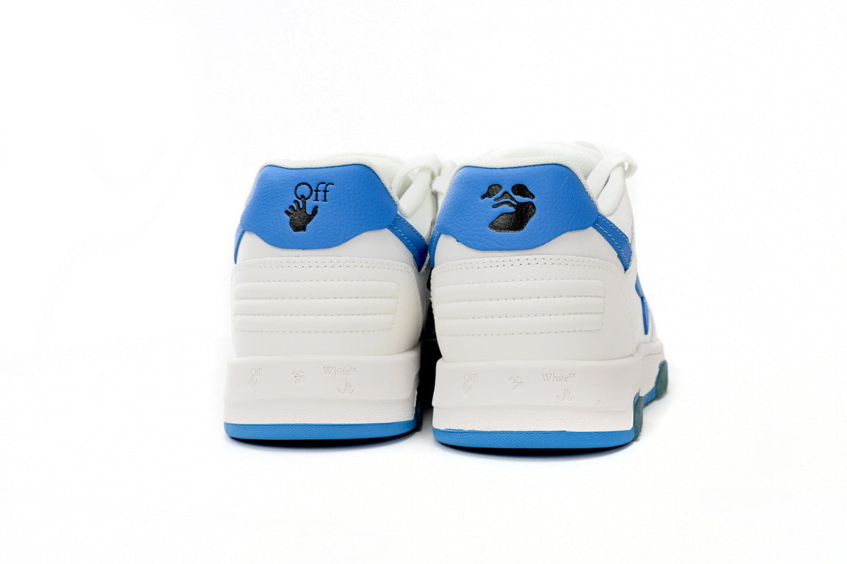 OFF-WHITE Out of Office White/Lake Blue Sneakers