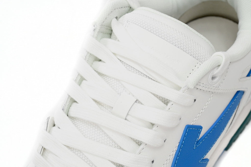 OFF-WHITE Out of Office White/Lake Blue Sneakers