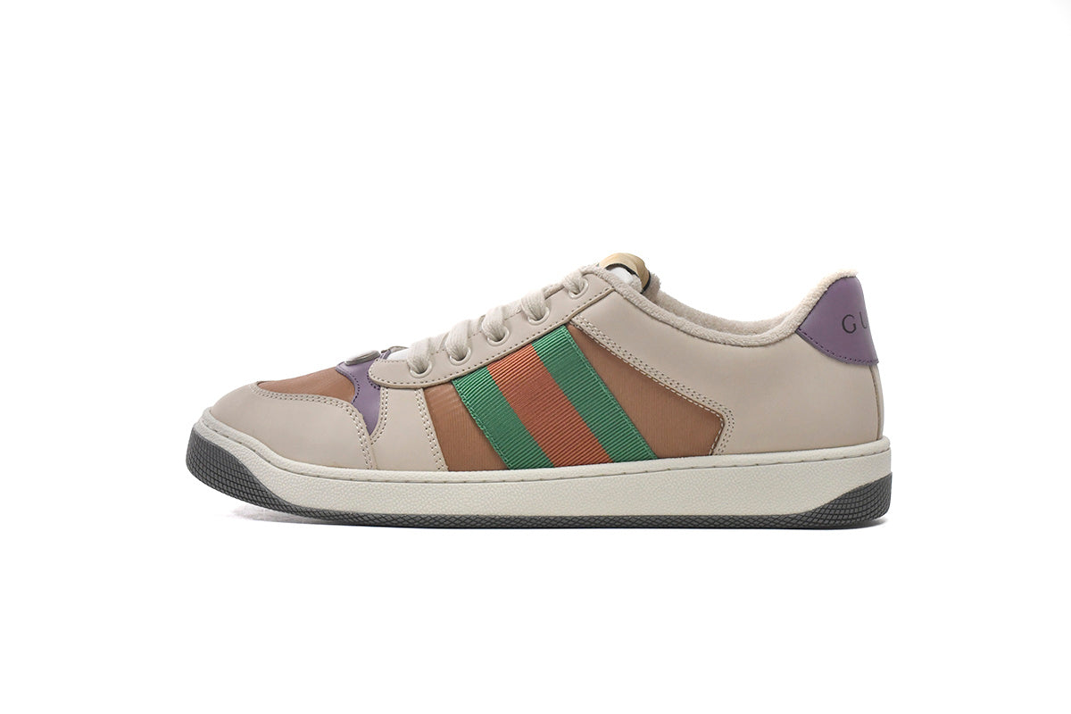 Gucci Screener Woodgrain Purple Sneakers