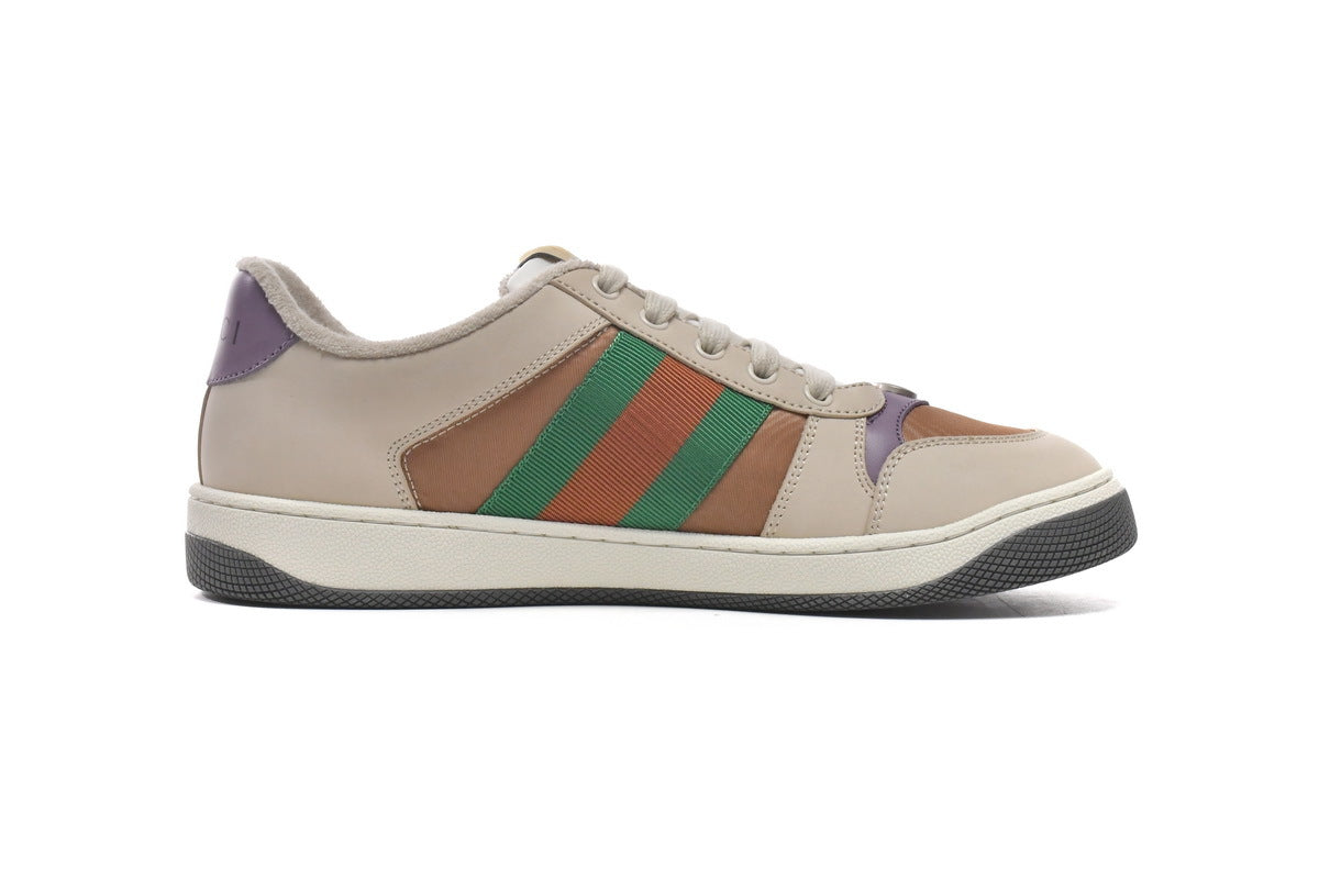 Gucci Screener Woodgrain Purple Sneakers