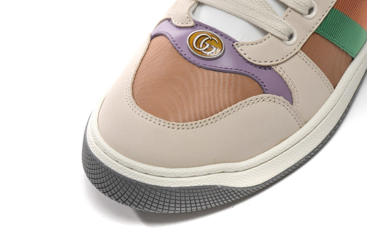 Gucci Screener Woodgrain Purple Sneakers