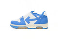 OFF-WHITE Out of Office White/Purple Print Sneakers