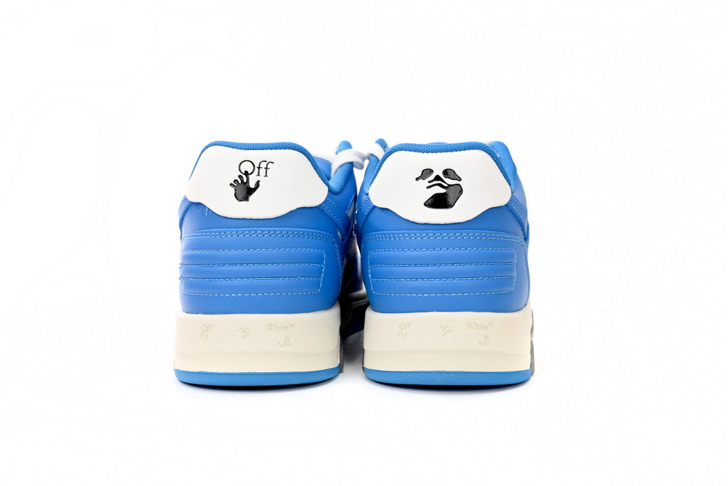 OFF-WHITE Out of Office White/Purple Print Sneakers