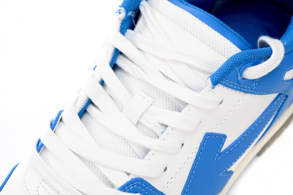 OFF-WHITE Out of Office White/Purple Print Sneakers